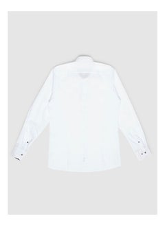 Olymp Collared Neck Long Sleeve Plain/Basic Shirt  - Image 2
