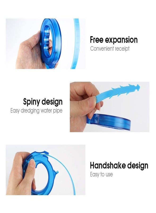 JIGVA Sink Drain Clog Remover Tool, Flexible Hair Removal Cleaner for Bathroom & Kitchen Pipes, Reusable Drain Snake for Shower, Bathtub & Sewer, Easy Anti-Clog Cleaning Tool (Pack of 1) - Image 5