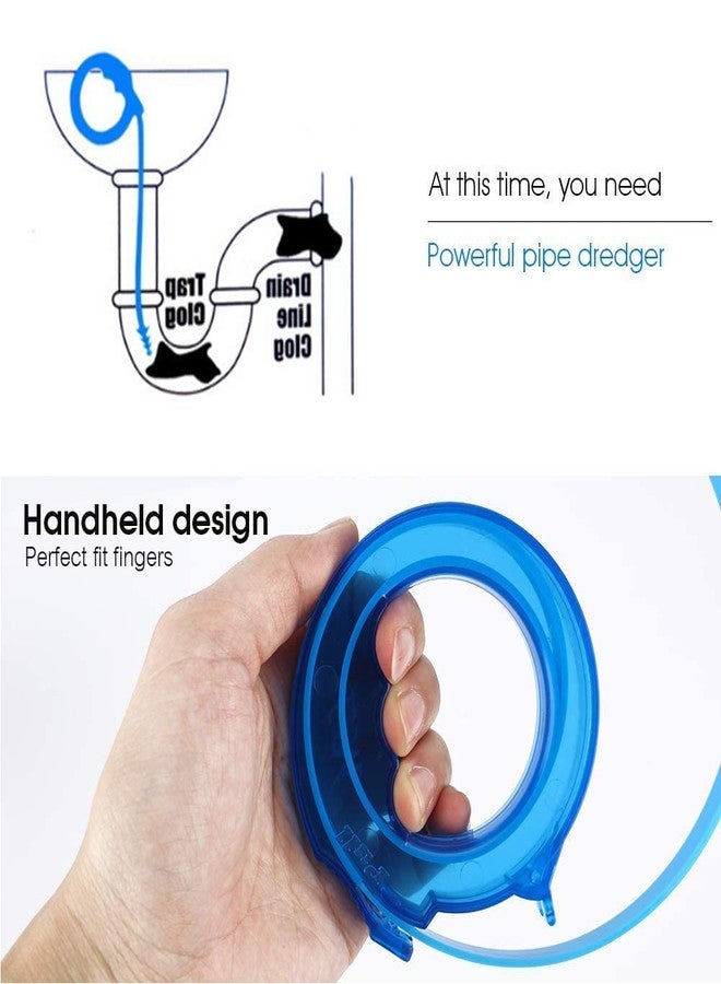 JIGVA Sink Drain Clog Remover Tool, Flexible Hair Removal Cleaner for Bathroom & Kitchen Pipes, Reusable Drain Snake for Shower, Bathtub & Sewer, Easy Anti-Clog Cleaning Tool (Pack of 1) - Image 4