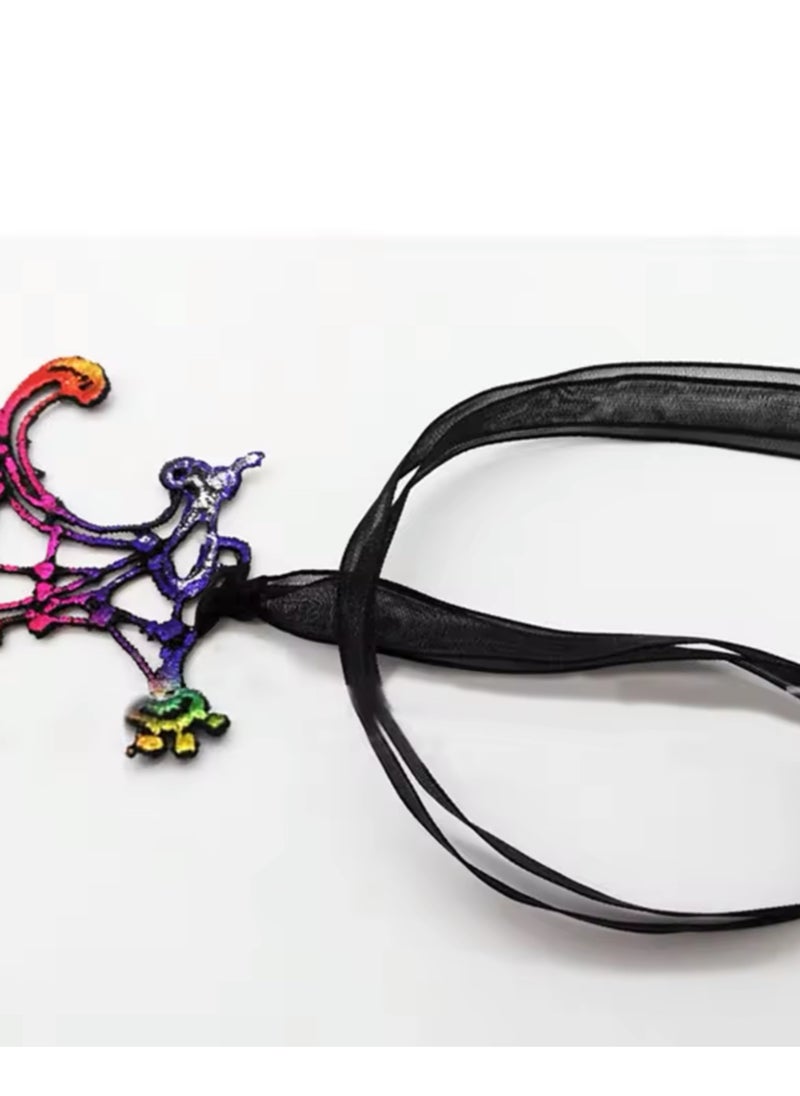 Generic - 5 PCS Masquerade Party Prom Lace Cut Out Eye Mask - Image 1