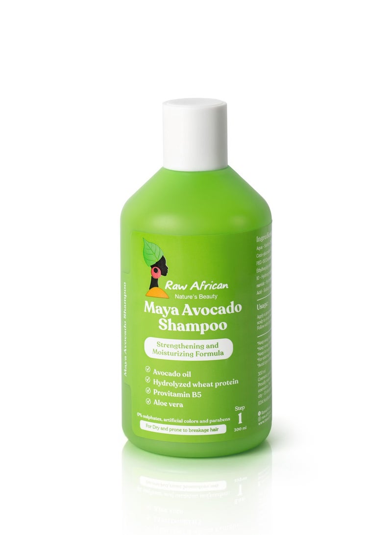 Raw African Maya Avocado Shampoo - 300 ml - Image 1
