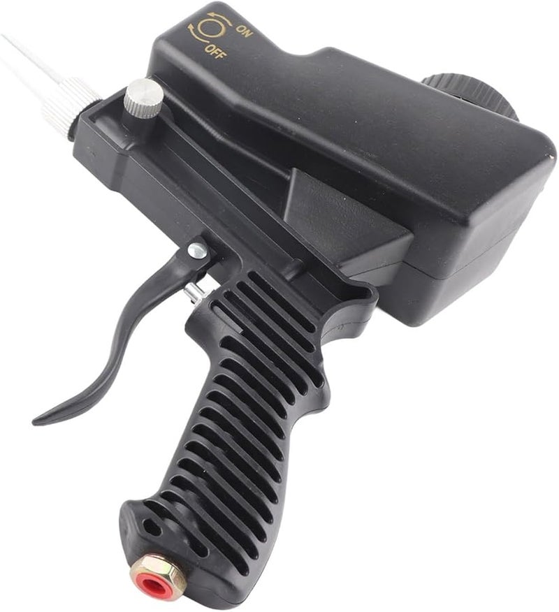 Black Air Sand Gun Kit 70 150 PSI Paint Remover For Metal Wood Cabinet Glass Etching - Image 5