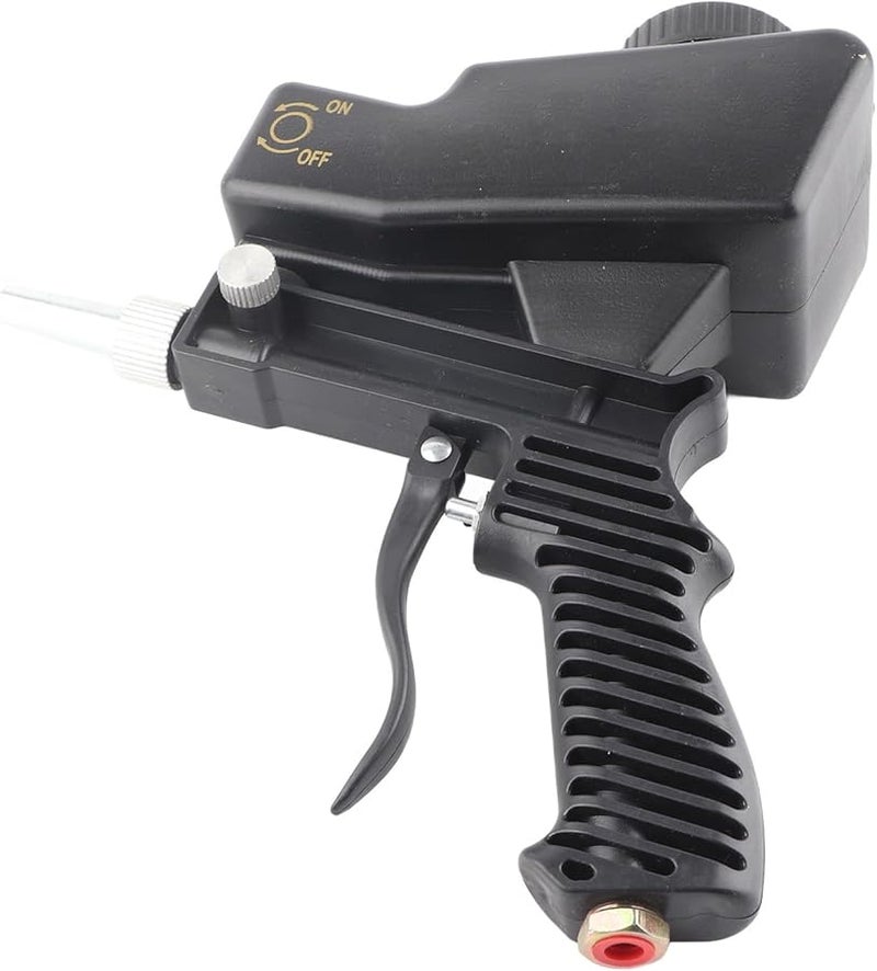 Black Air Sand Gun Kit 70 150 PSI Paint Remover For Metal Wood Cabinet Glass Etching - Image 4