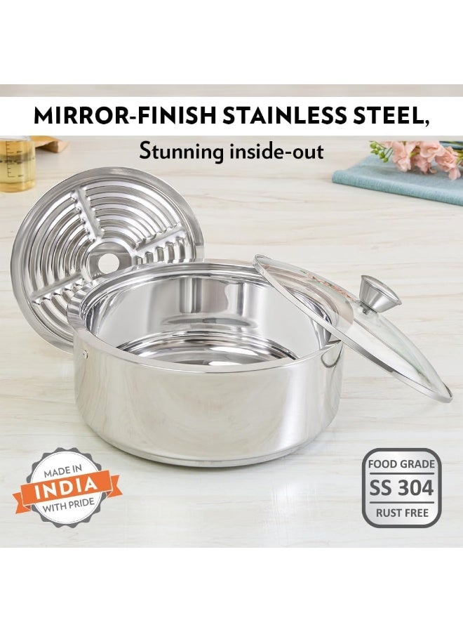 BOROSIL Sf2500Glrs12 Stainless Steel Insulated Roti Server - Image 3