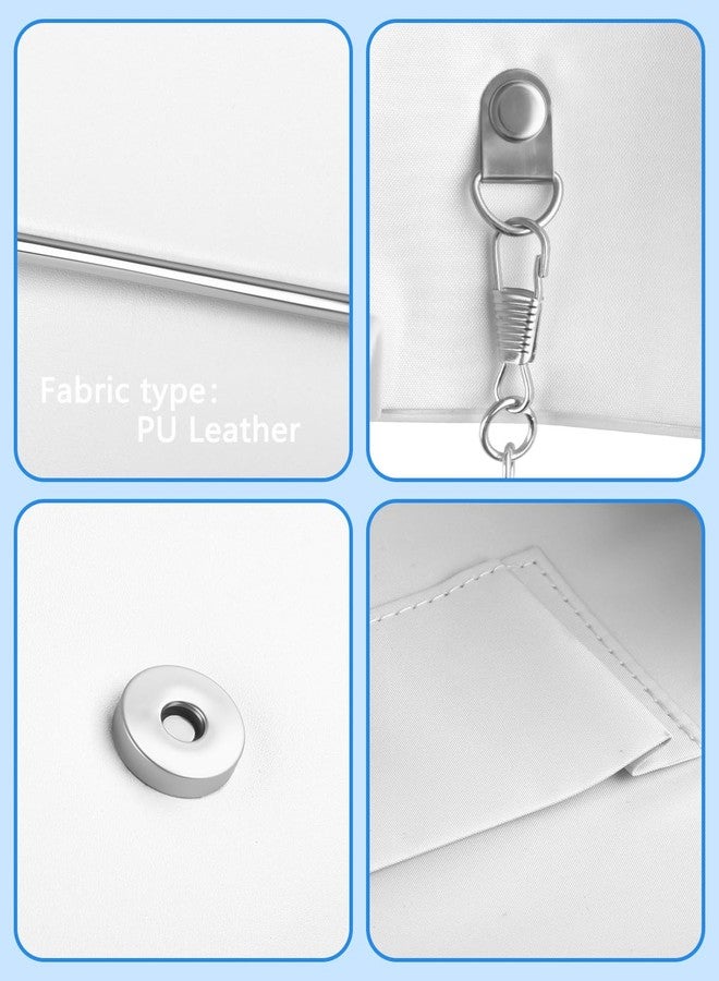 TINDTOP Evening Clutch Purses for Women Handbags for Formal Wedding Party Cocktail Prom Crossbody Shoulder Envelope Bag, B-white - Image 3