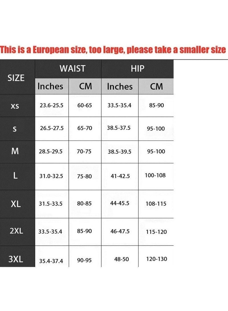 Women – High-Waisted Sweat Shaper for Weight Loss | Tummy Control & Thigh Slimming Neoprene Sauna Pants | Belly Fat Burner Workout Shorts (YHH-2) - Image 3