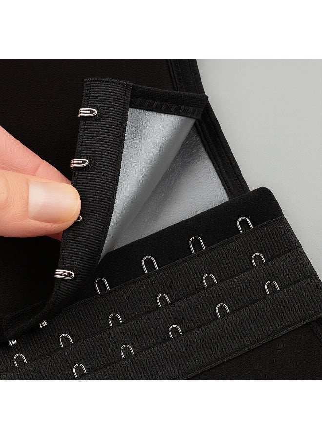 شورت رياضي نسائي عالي الخصر للتحكم في البطن وتنحيف الفخذين، مصنوع من النيوبرين، مناسب للساونا | شورت رياضي للبطن (YHH-2) - Image 5