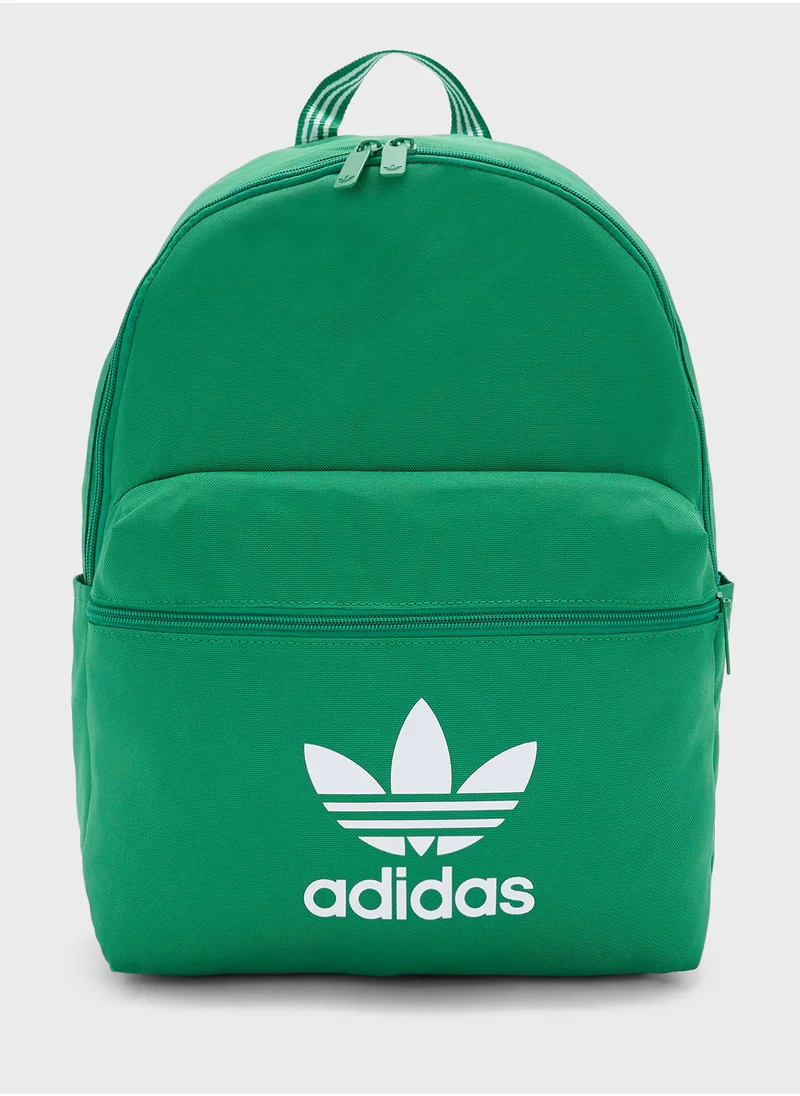 adidas Originals Logo Top Handle Zip Over Backpack