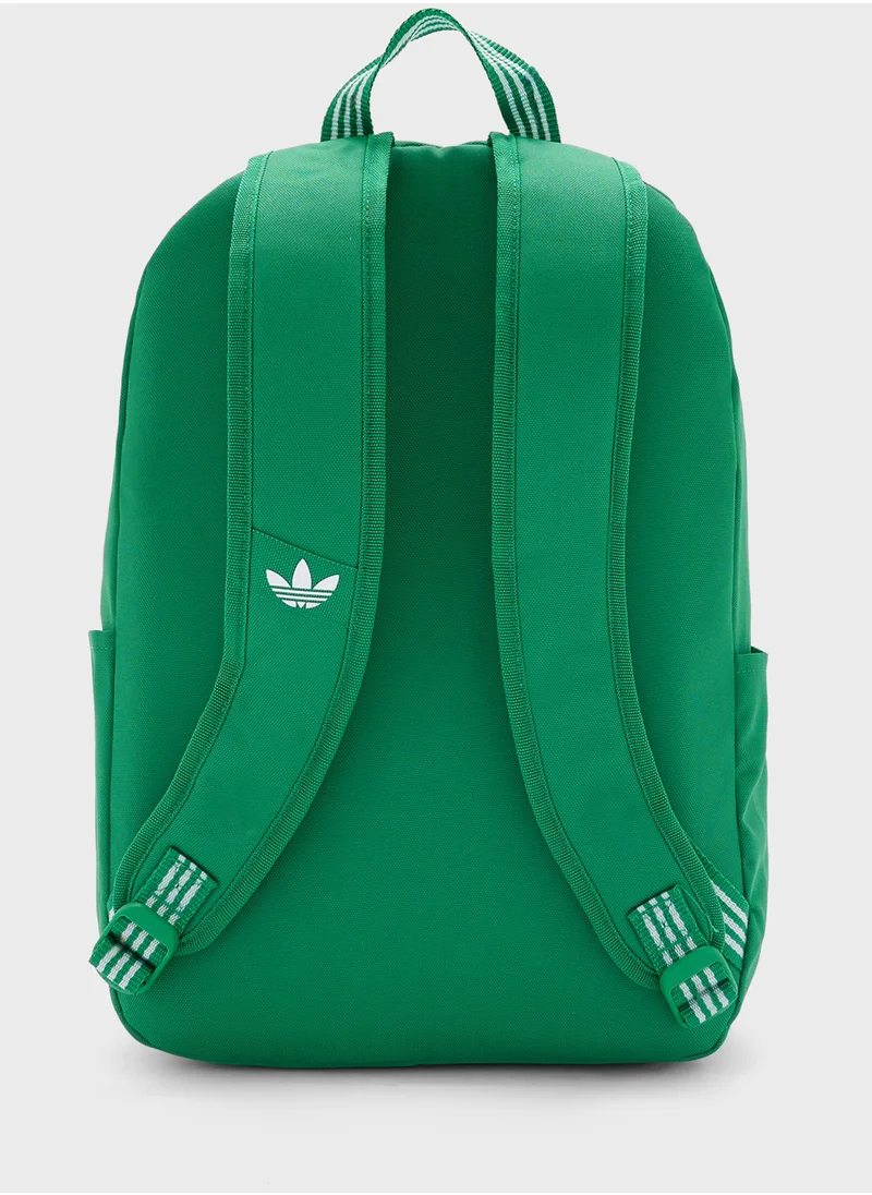 adidas Originals Logo Top Handle Zip Over Backpack