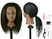RYHAIR 22 Inch Real 100% Human Hair Mannequin Head with Stand for Cosmetology Manikin Practice Training Head Braiding Styling Curling Cutting Updos Display - Image 2