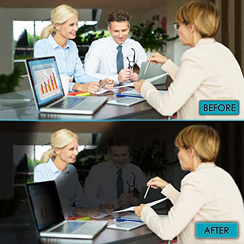 EZ-Pro Screen Protector Privacy Screen Filter compatible with 15.6 Inches Laptop, Anti-Glare and Anti Blue Light Screen Protector - Image 5