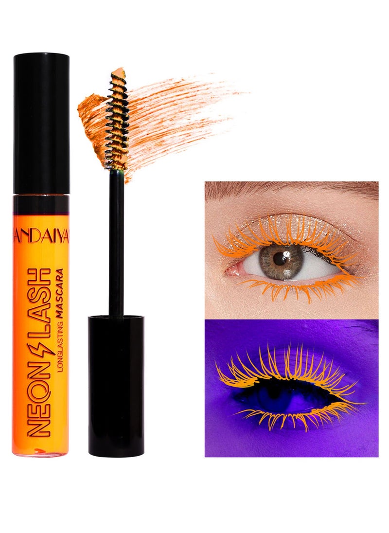 Handaiyan Mascara Volume And Long Waterproof Extreme Volume Colorful Neon Makeup Mascara Intense Length Lasting Curly Slender,Lengthening Smudge-Proof No Clumping,Easy To Apply Best Grande Lash  - Image 2
