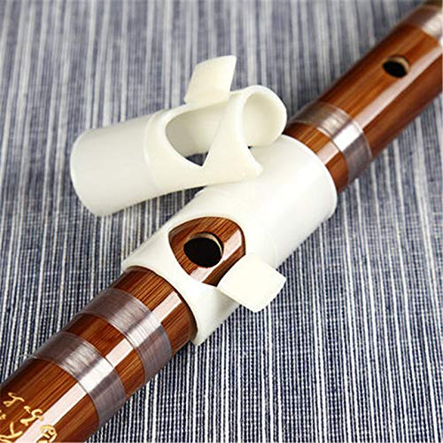 CCeCCe 2 Pack Flute Wind Director Practice Tool Clip on Embouchure Blowing Aid Nozzle Air Stream Training Devices for Beginner Dizi Chinese Bamboo Flute Xiao Woodwind Flute Wooden Flutes Easy to Blow - Image 5