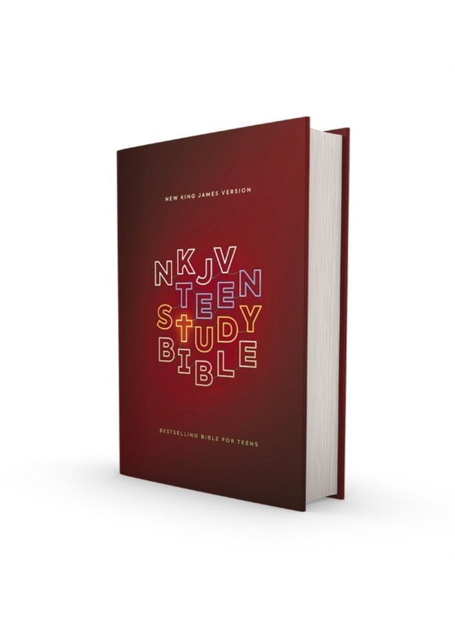 كتاب دراسة المراهقين NKJV غلاف صلب طباعة مريحة - غلاف صلب