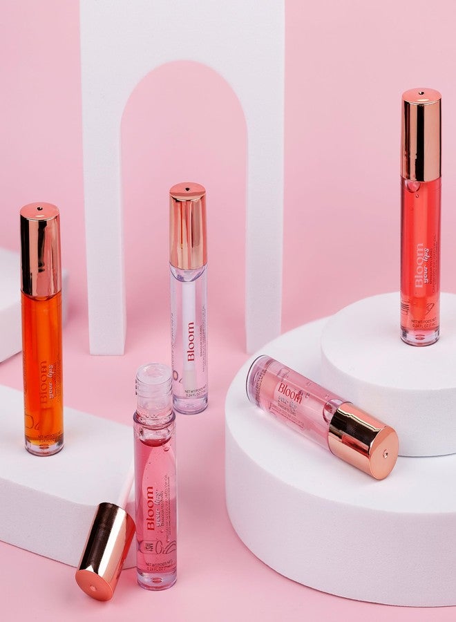 Expressions 5pc Lip Oil Set - Bloom Your Lips Style Essentials Lip Oils, Lip Healing Lip Oil Collection with Precision Applicator Wand | Moisturizing for Everyday Lip Care and Lip Repair (FLORAL - Image 3