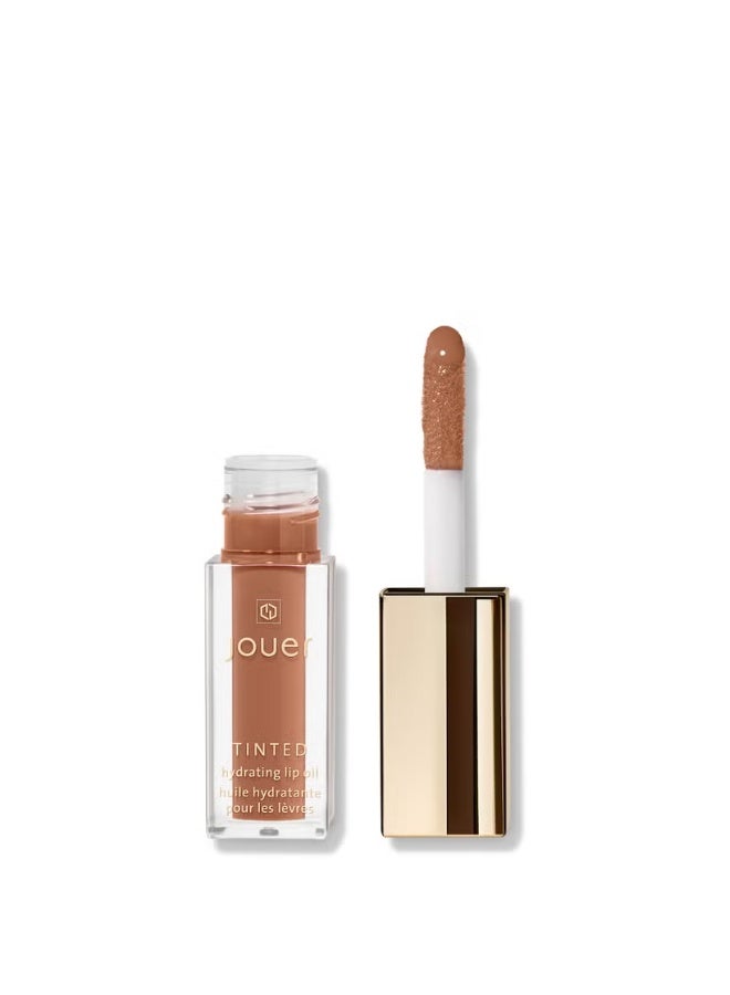 Jouer Cosmetics Tinted Hydrating Lip Oil - JOLIE - Sheer Café Au Lait - Image 1