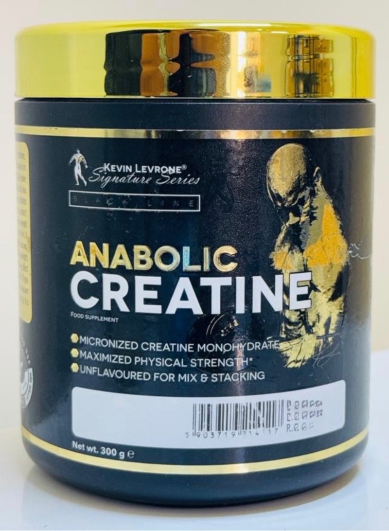 KEVIN LEVRONE Anabolic Creatine 300g Unflavored, Premium Creatine for Muscle Growth & Performance - Image 2