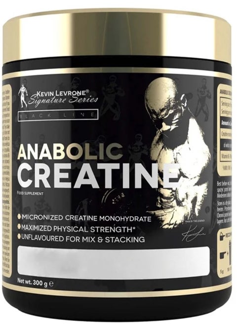 Anabolic Creatine 300g Unflavored, Premium Creatine for Muscle Growth & Performance