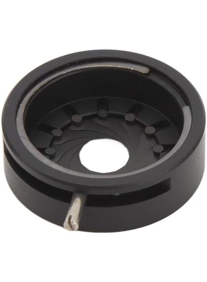 12 Blade Manual Iris Diaphragm 0 5 15mm Adjustable Aperture Aluminum Alloy - Image 4