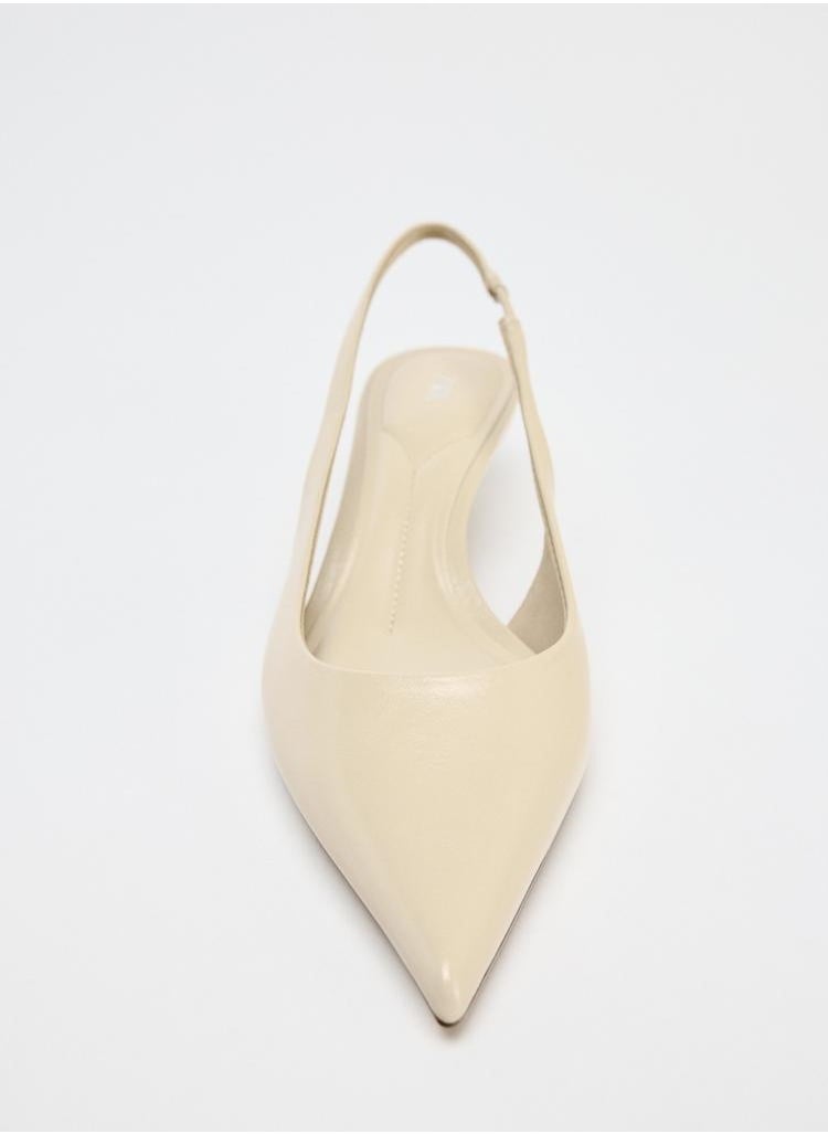 Zara Kitten heel slingback shoes  - Image 3