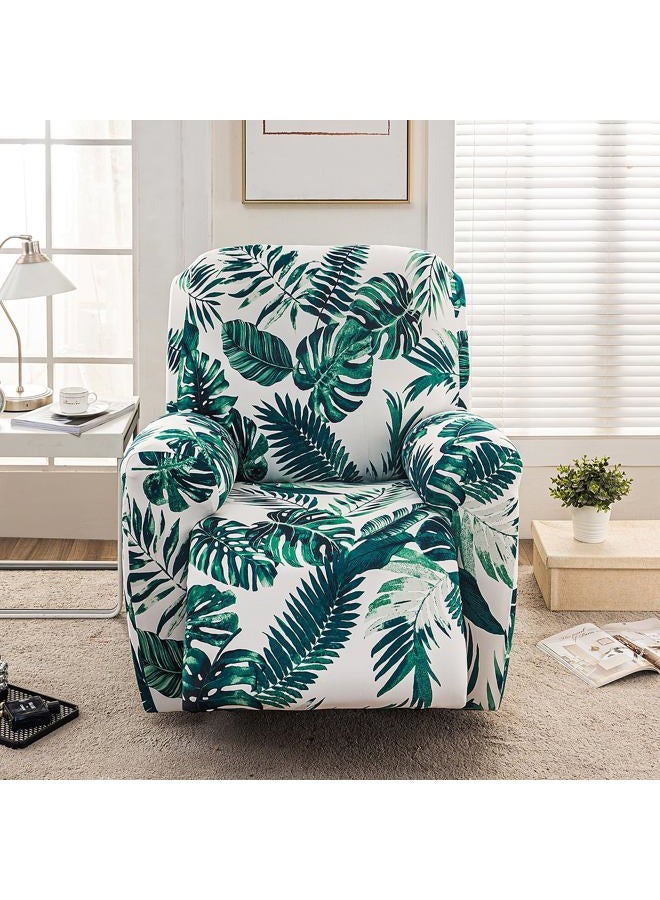 FUANGUI Recliner Chair Cover 4-Pieces Lazyboy Cover for Recliner Chair with Storage Pockets Furniture Protector for Living Room, Jacquard Sofa Slipcover for Kids, Pets, Dog and Cat, 30 - Image 5