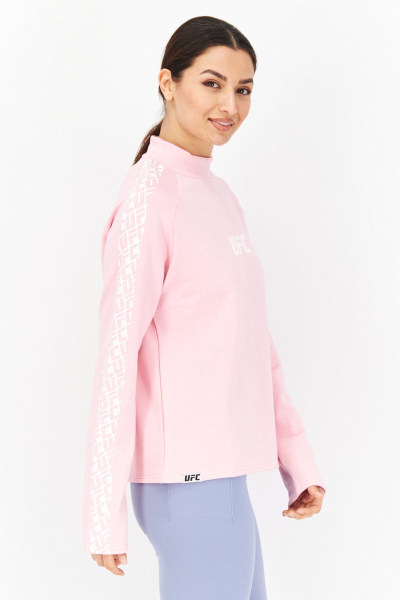 Ufc Women Sportswear Fit Long Sleeves Running Sweatshirt, Pink - Image 3