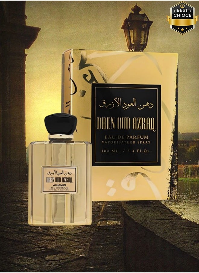 4 Pieces Dhen Oud Azraq Perfume 100ml EDP
