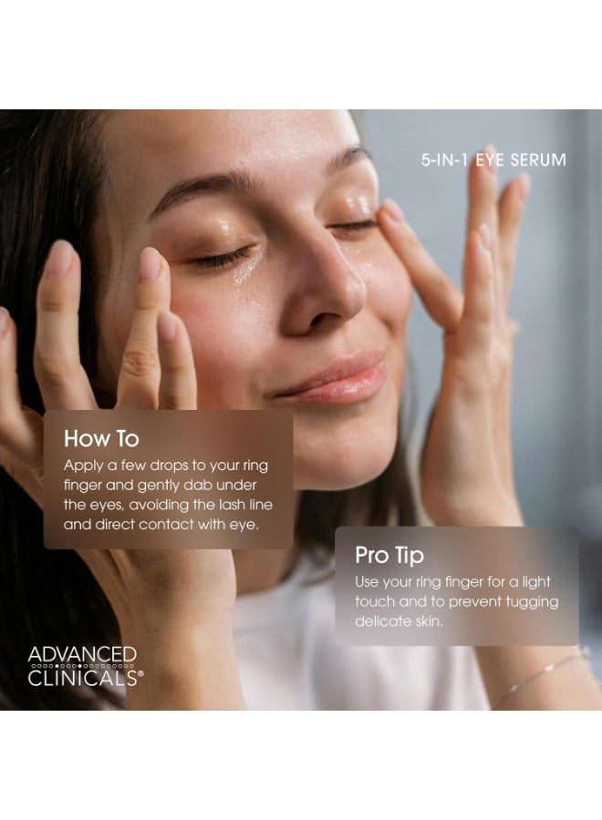 Advanced Clinicals Complete 5-in-1 Eye Serum Multi-Correction, 59 ML - Image 5