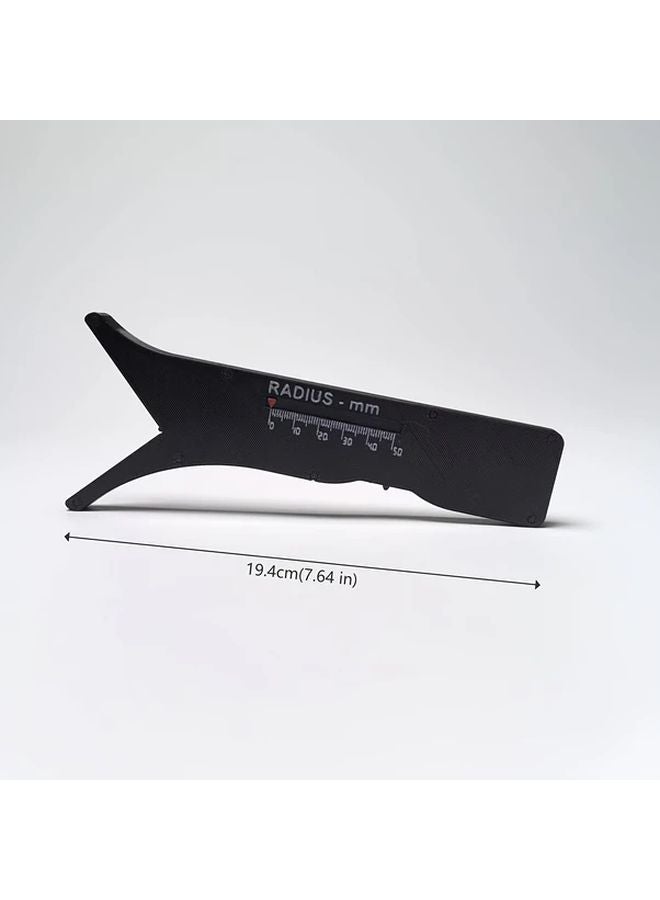 Sliding Radius Measurement Tool Precision Gauge Manual Fillet Arc Tester Durable Plastic - Image 3