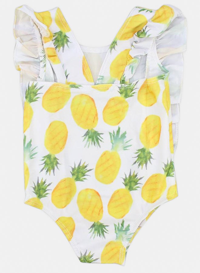 Our kids Our kids Fresh Pineapple One-Piece Swim Suit - Image 2
