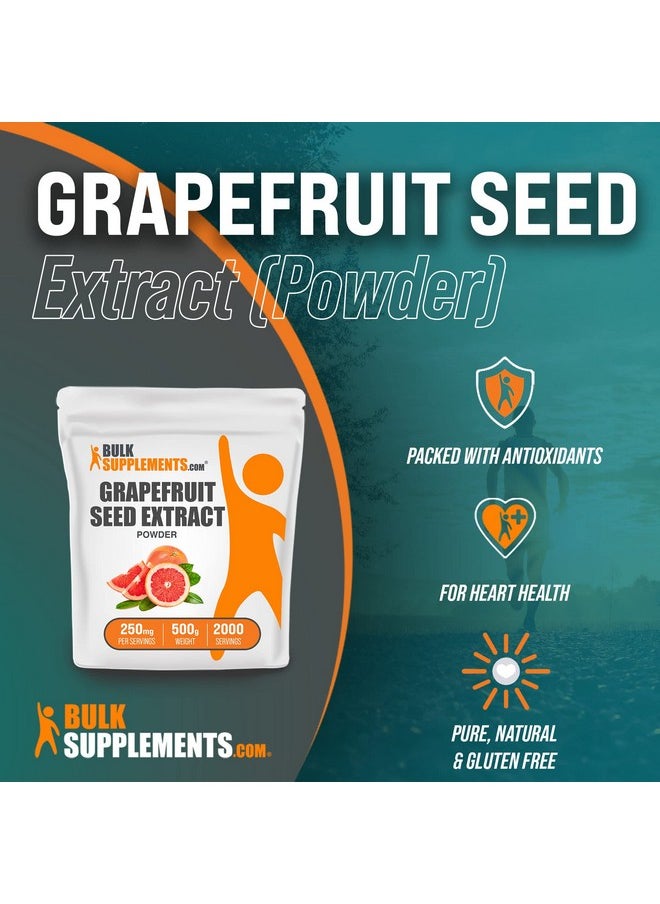 BulkSupplements Com Grapefruit Seed Extract Powder Grapefruit Supplements Citrus Seed Extract 250Mg Per Serving Antioxidants Supplement Gluten Free 500 Grams 11 Lbs  - Image 3