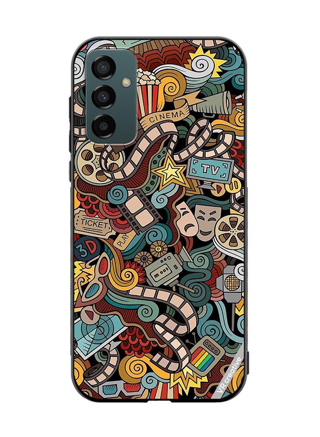 VR CREATIVE Protective Case Cover For Samsung Galaxy M23 Cinema Design Design Multicolour - Image 1