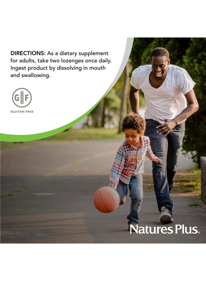 Nature's Plus مكمل بروبيوتيك للعناية بأسنان البالغين من ناتشرز بلس - مكمل لصحة الأسنان واللثة - بنكهة النعناع - 60 حبة نباتية (30 حصة) - Image 5