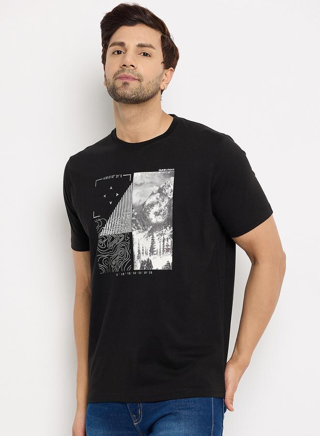 Duke Round Neck Printed T-Shirt - Image 1