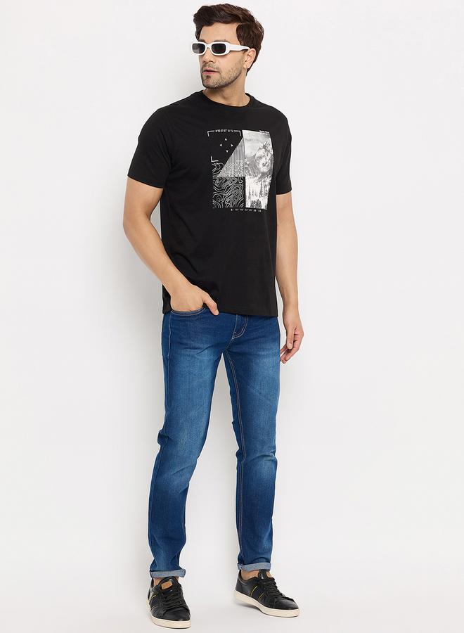 Duke Round Neck Printed T-Shirt - Image 4