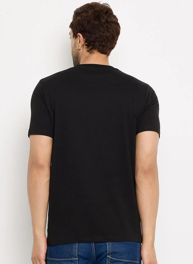 DUKE Round Neck Printed T-Shirt by Styli