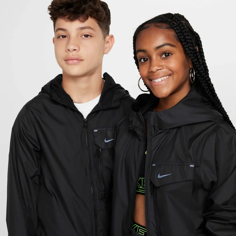 Nike Black Kids' Sportswear City Utility Jacket  | Best Price UAE