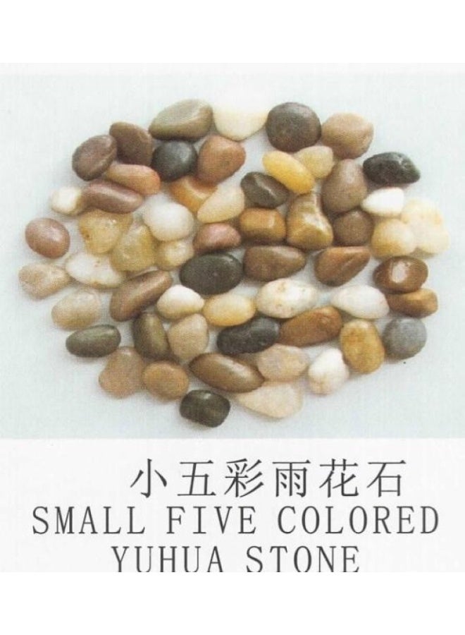 Dymax Small Five Color Yuhua Stones 0.5-1 cm 4kg - Image 1
