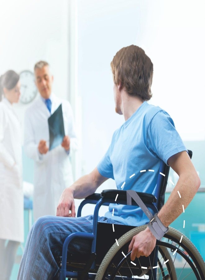DYNA Limb Restrainer | For Wrist or Ankle | Limit Patient Movement | Home, Hospital, ICU, During Transport | Universal Size | For Safety of Patient and Care-takers | Comfortable for Patient | Reusable | 2s Pack - Image 4