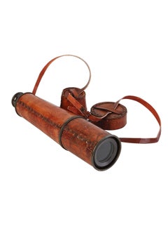 SHOPLYN SHOPLYN 24 Ship Captain Brass Handmade Brass Leather Victorian Vintage Brass Spyglass Telescope Antique Cap Belt Handheld Spyglass Scope Great Nautical Collection 