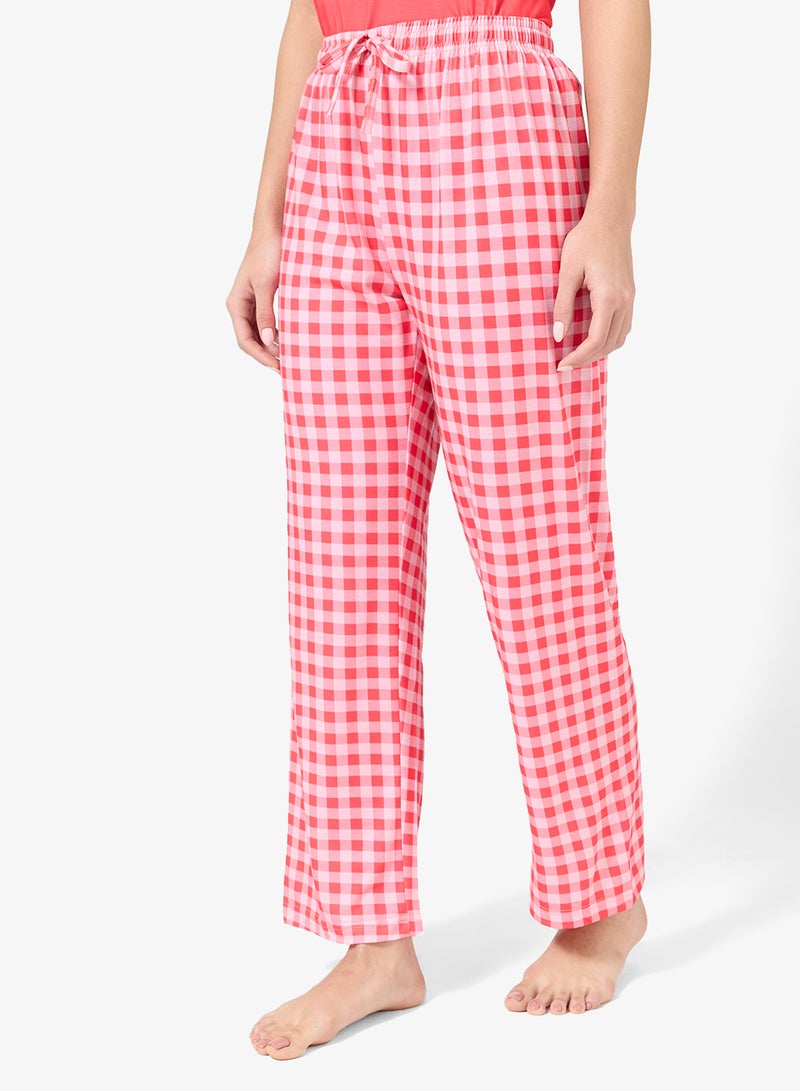 Ginger Cotton Graphic T-shirt & Pyjama Set - Image 4