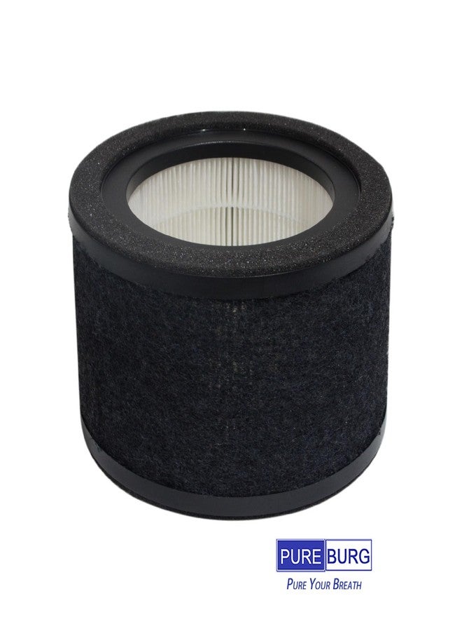 PUREBURG مجموعة فلاتر بديلة لجهاز تنقية الهواء PUREBURG FLT4200، متوافقة مع جهاز تنقية الهواء GermGuardian AC4200W AC4250B، عبوة من قطعتين، فلتر H13 HEPA + فلتر كربون نشط مسبق - Image 3