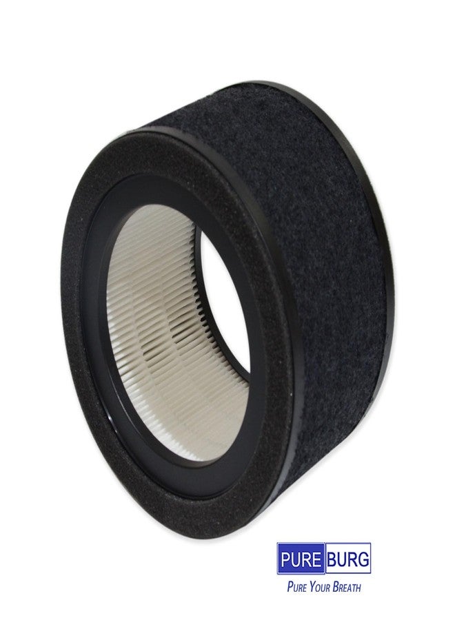 PUREBURG مجموعة فلاتر بديلة لجهاز تنقية الهواء PUREBURG FLT4200، متوافقة مع جهاز تنقية الهواء GermGuardian AC4200W AC4250B، عبوة من قطعتين، فلتر H13 HEPA + فلتر كربون نشط مسبق - Image 2