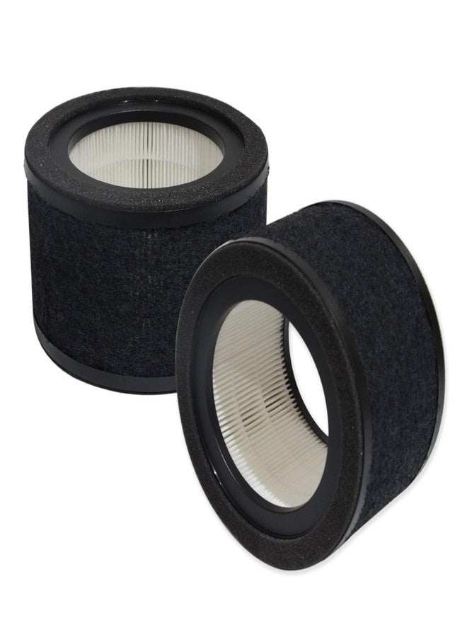 PUREBURG مجموعة فلاتر بديلة لجهاز تنقية الهواء PUREBURG FLT4200، متوافقة مع جهاز تنقية الهواء GermGuardian AC4200W AC4250B، عبوة من قطعتين، فلتر H13 HEPA + فلتر كربون نشط مسبق - Image 1