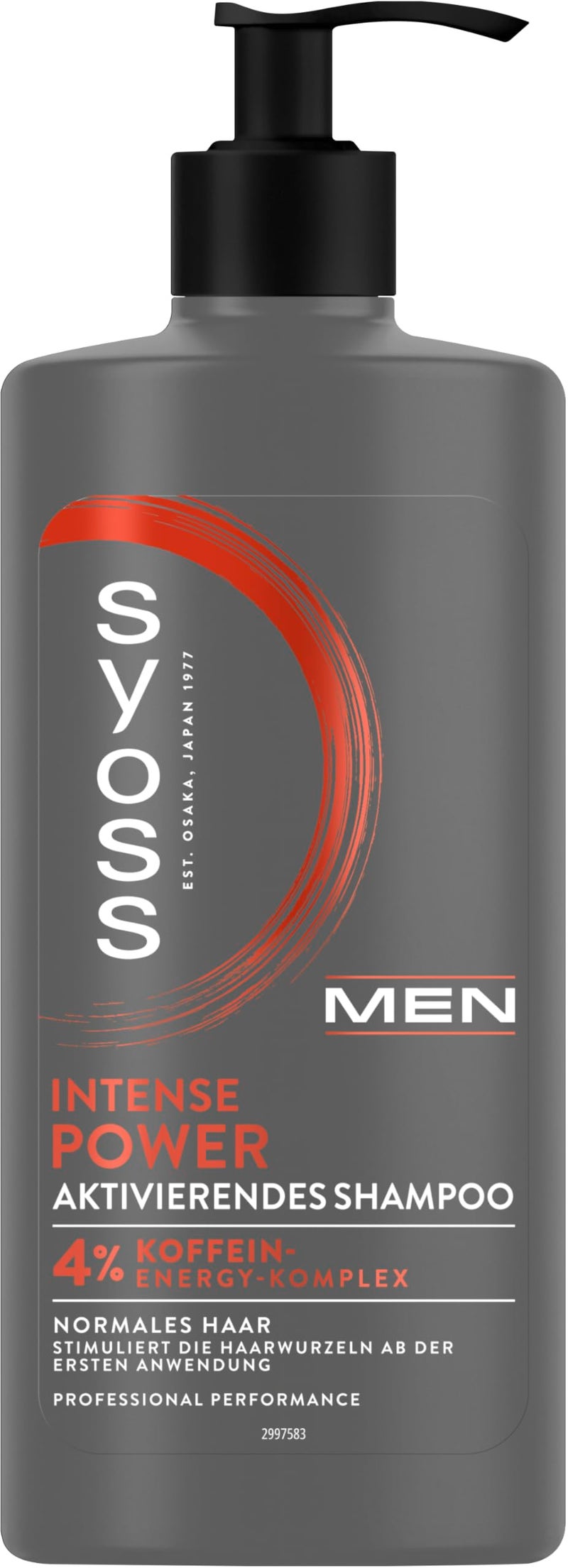 Syoss Men Power Shampoo for Strong Hair & Revitalized Hair 440ml - Image 1