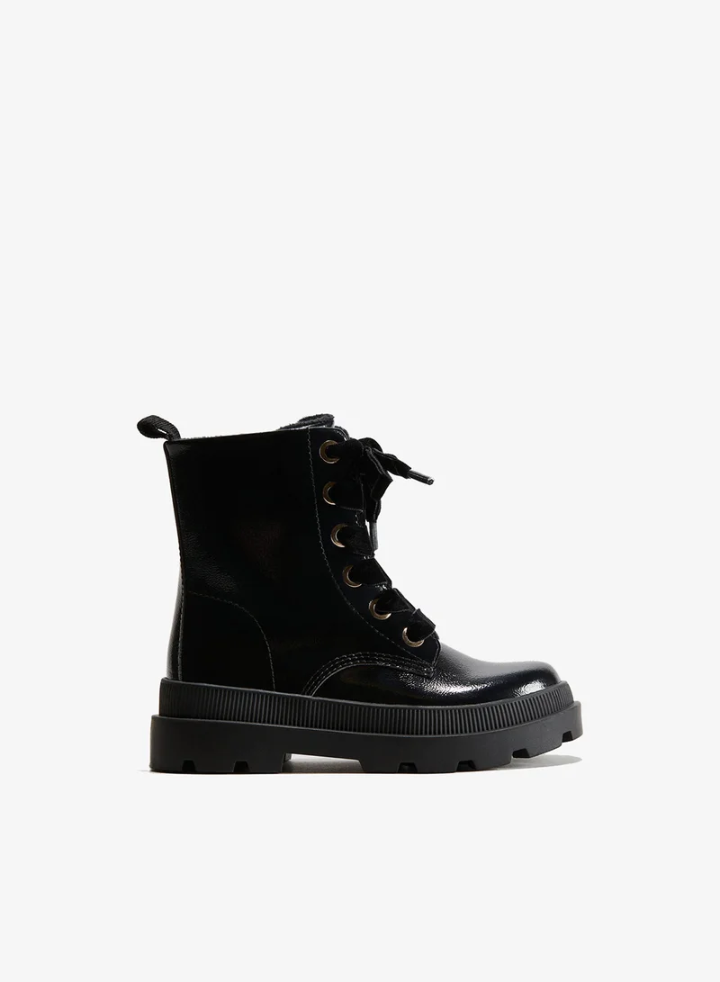 H&M Lace-up boots