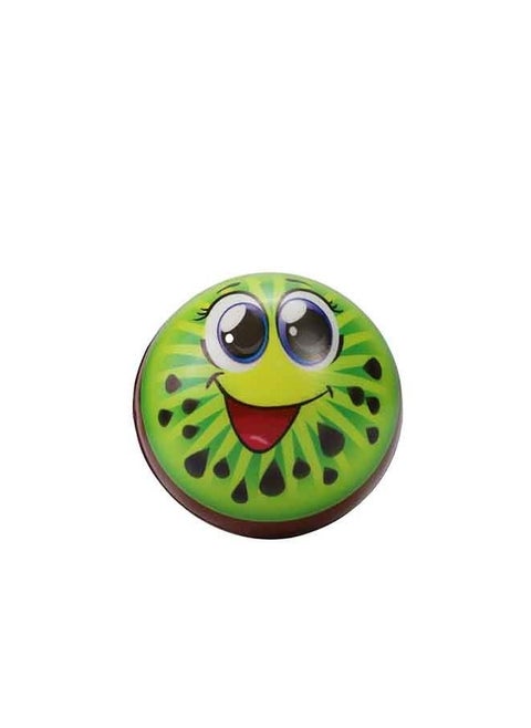 Smiley Face Squeeze Ball, Stress Relief Exercise & Playing Foam Ball for Kids With Kiwi Design