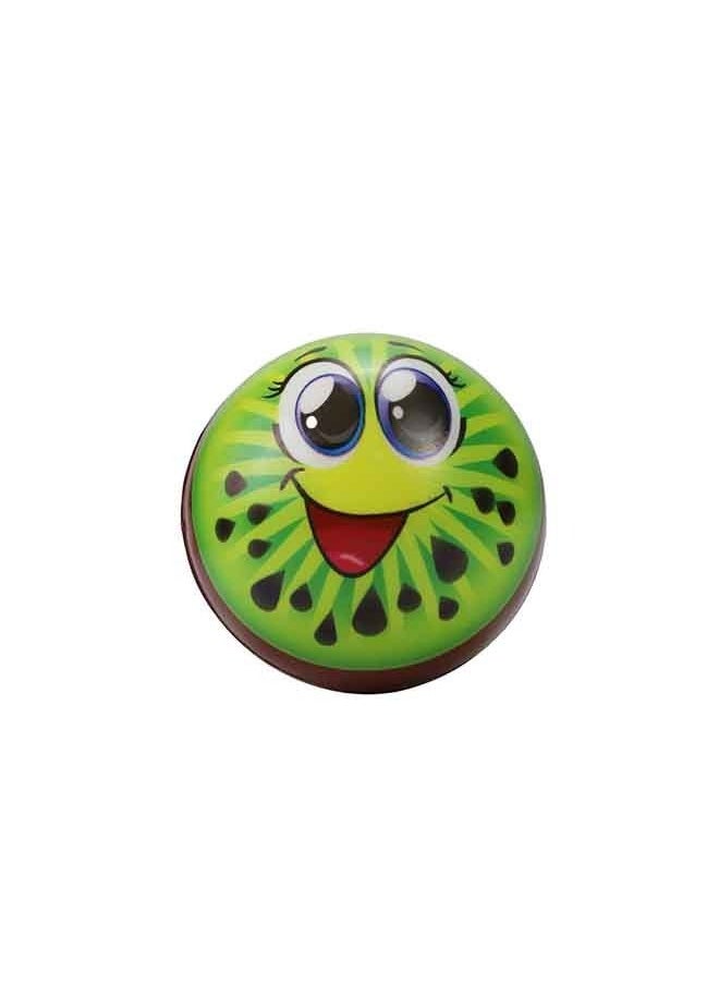 Smiley Face Squeeze Ball, Stress Relief Exercise & Playing Foam Ball for Kids With Kiwi Design