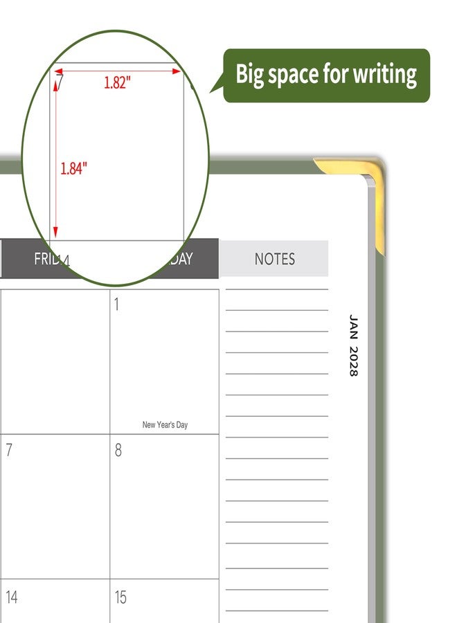 Kamoy Monthly Planner 2026-2028, 2026 Calendar 36 Months Planner, Jan. 2026 - Dec. 2028, 8.5" x 11", Academic Planner Hard PVC Cover with Spiral Bound, Perfect for School & Office for Women & Men - Image 4