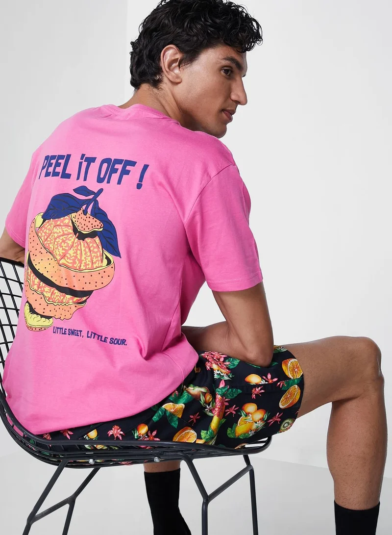 Koovs Koovs Resort Print T Shirt